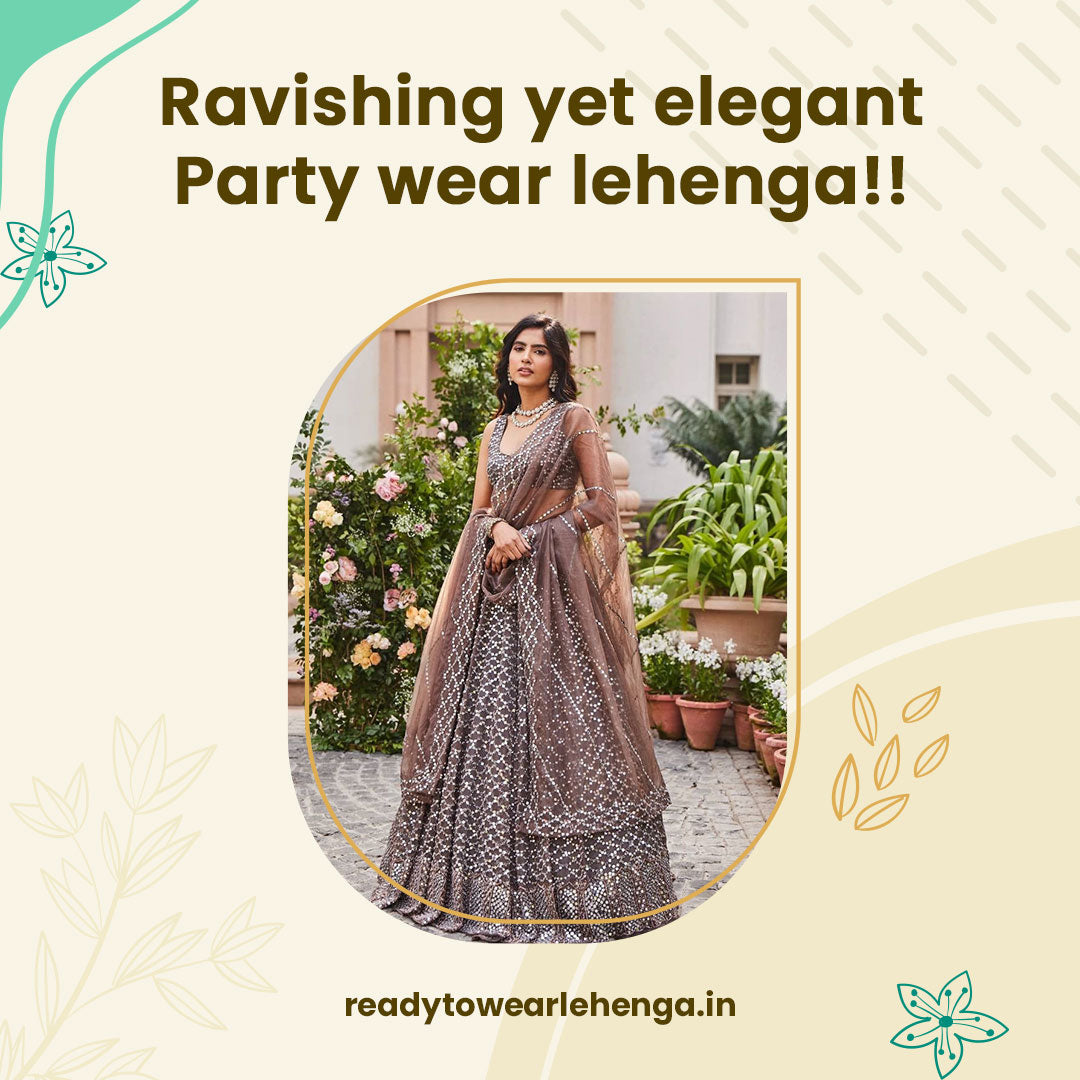 Ravishing yet elegant Party wear lehenga!!