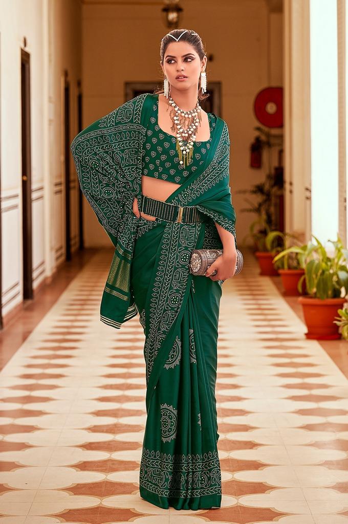 Green  Silk  saree for women