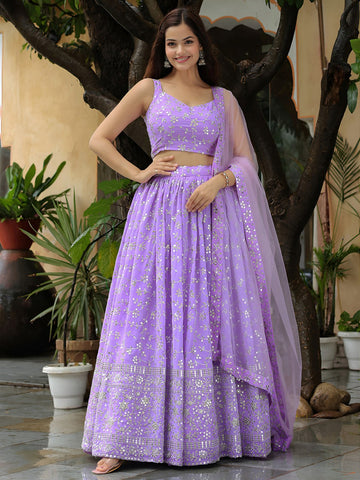 Lavender Dream Lehenga