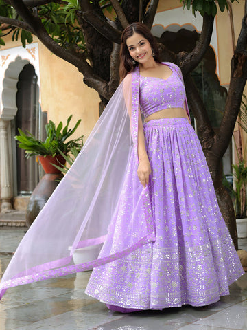 Lavender Dream Lehenga