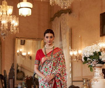 Red  Patola  Silk  saree for women