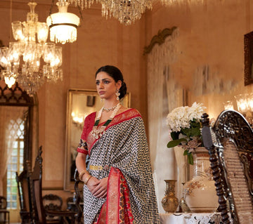 Red   Patola  Silk  saree for women