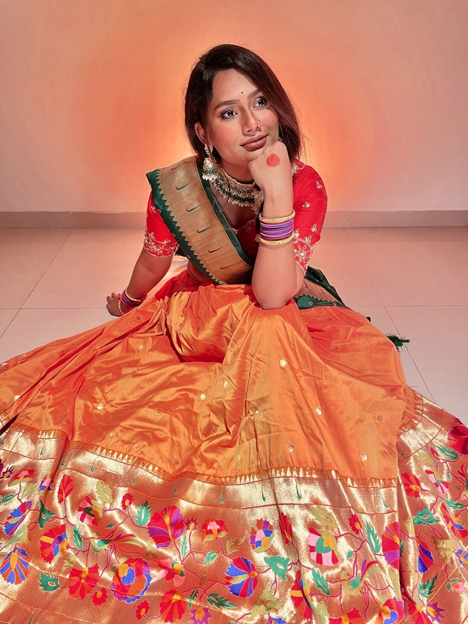 Yellow Weaving Zari Work lehenga choli with Jacquard  dupatta